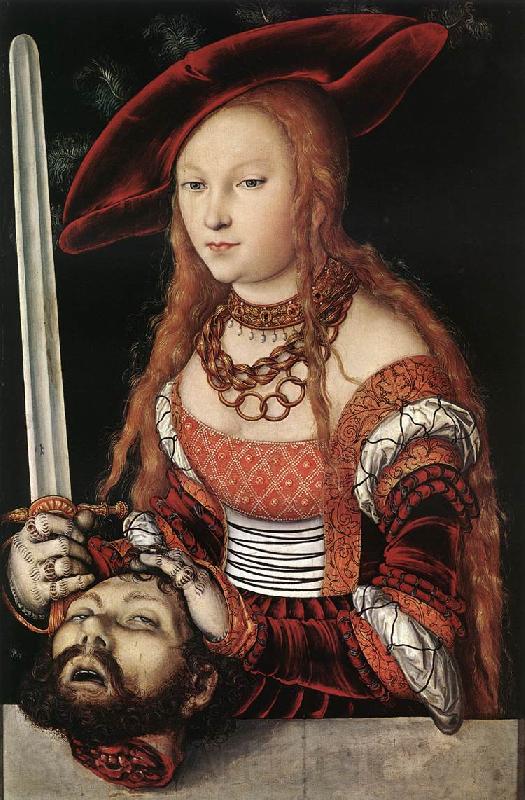 CRANACH, Lucas the Elder Judith with the Head of Holofernes dfg Spain oil painting art